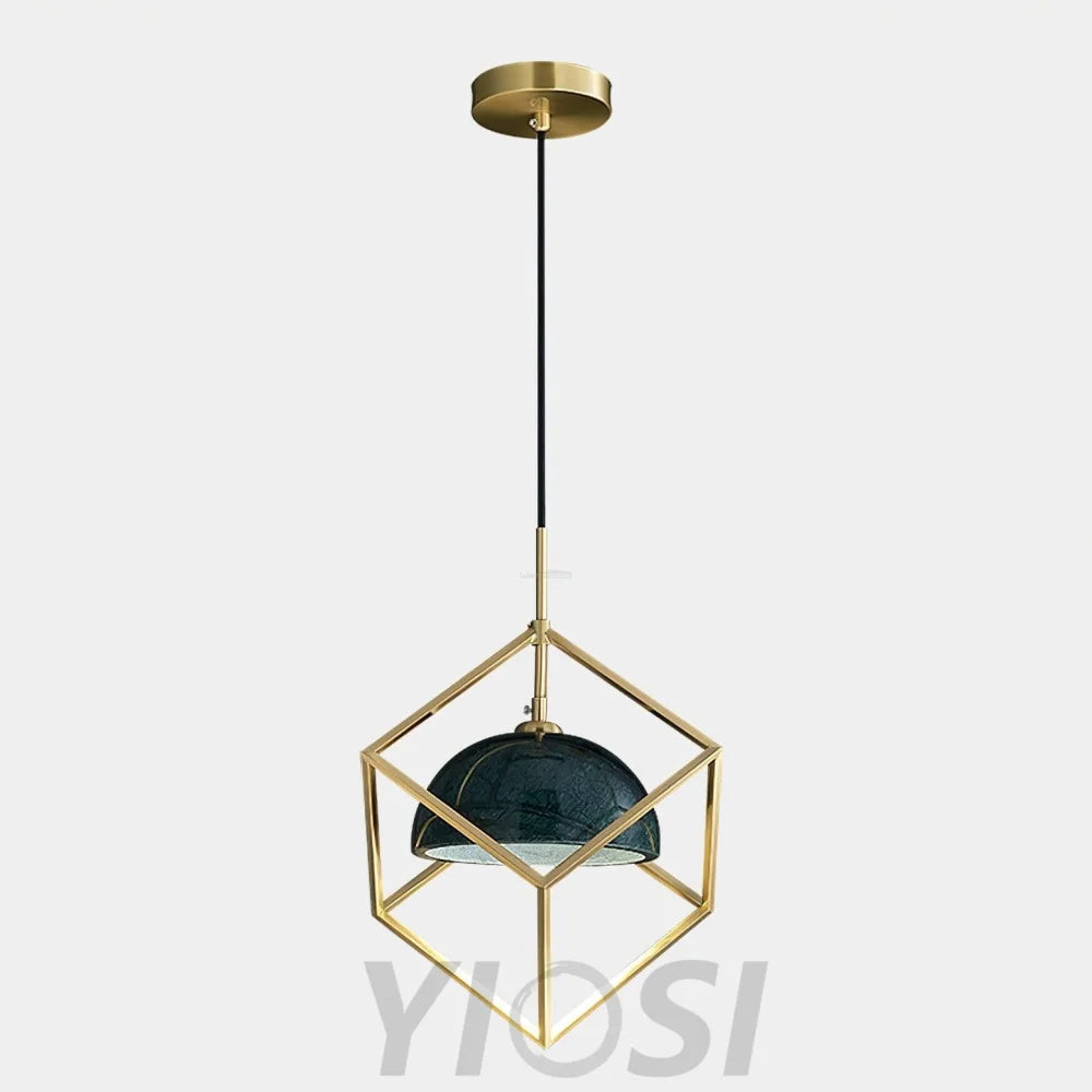 Lantern Square Pendant ∅ 5.9″ - Yiosilamp