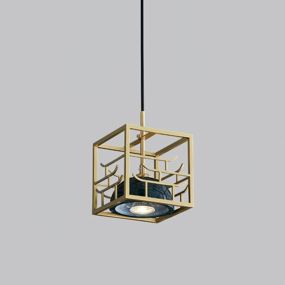 Lantern Square Pendant ∅ 5.9″ - Yiosilamp