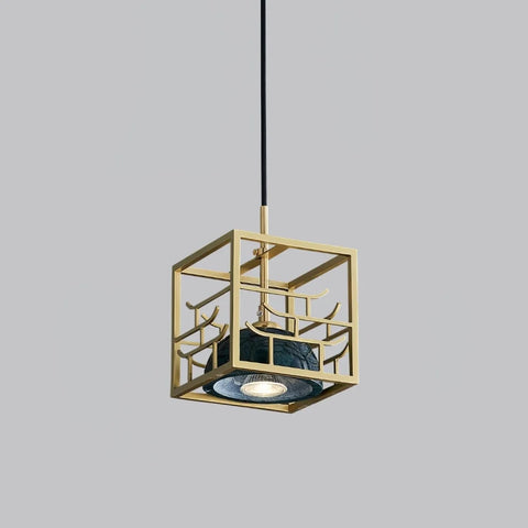 Lantern Square Pendant ∅ 5.9″ - Yiosilamp