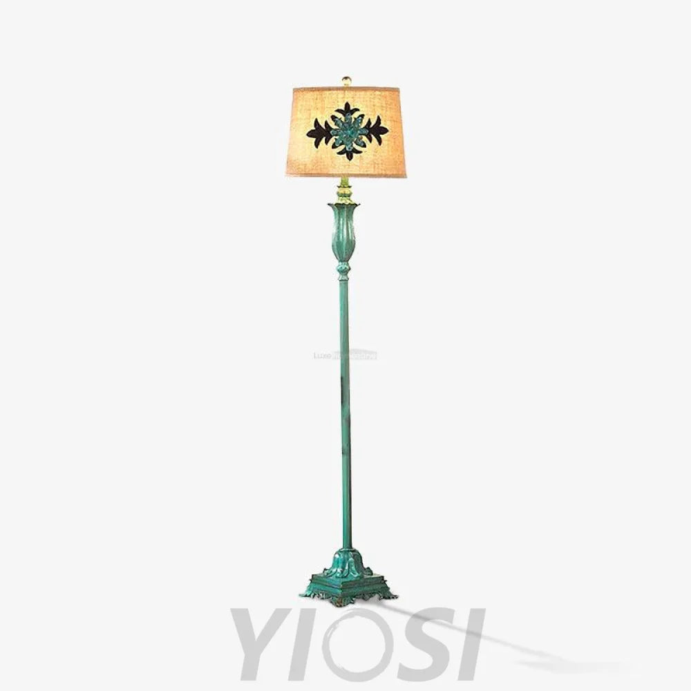 Lark Floor Lamp ∅ 16.5″ - Drapery-1-Yiosilamp