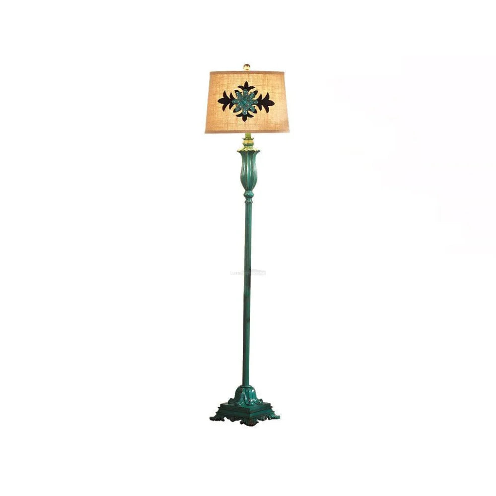 Lark Floor Lamp ∅ 16.5″ - Drapery-1-Yiosilamp