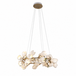 Lauro Ceramic Leaf Chandelier — product photo