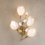 Lauro Ceramic Leaf Wall Sconce