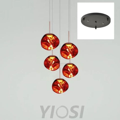 Lava Round Pendant - Yiosilamp