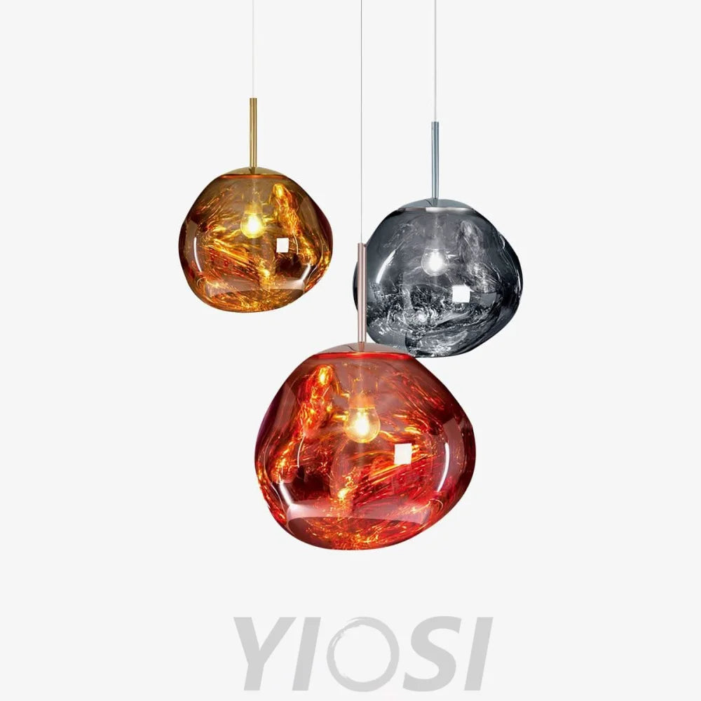 Lava Round Pendant - Yiosilamp