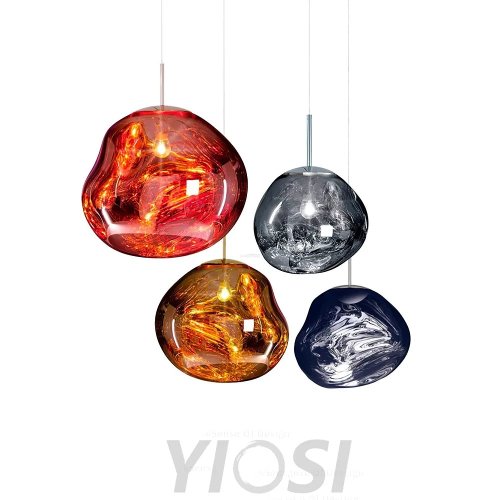 Lava Round Pendant - Yiosilamp