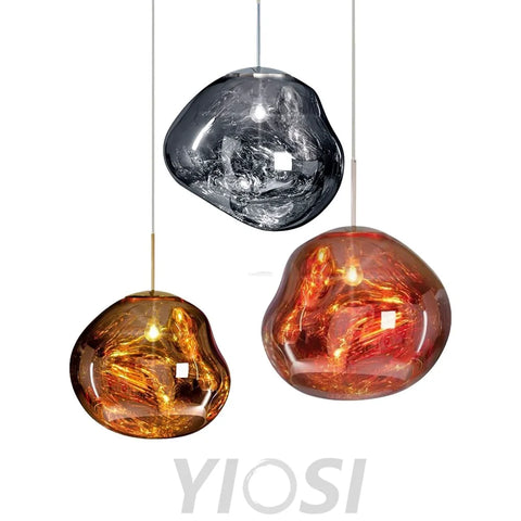 Lava Round Pendant - Yiosilamp