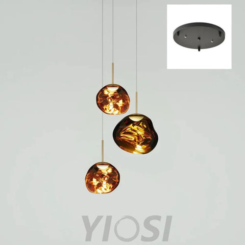 Lava Round Pendant - Yiosilamp