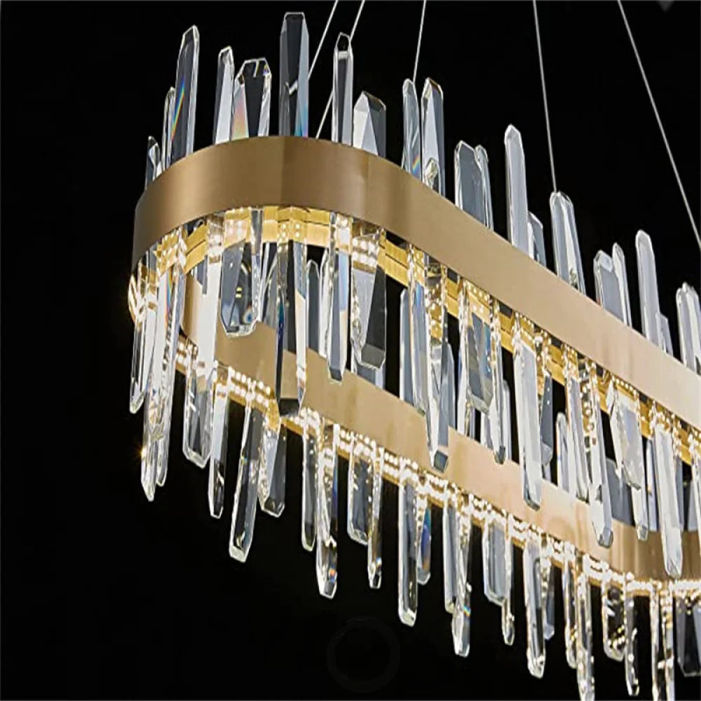 Lavena Modern Oval Crystal Chandelier