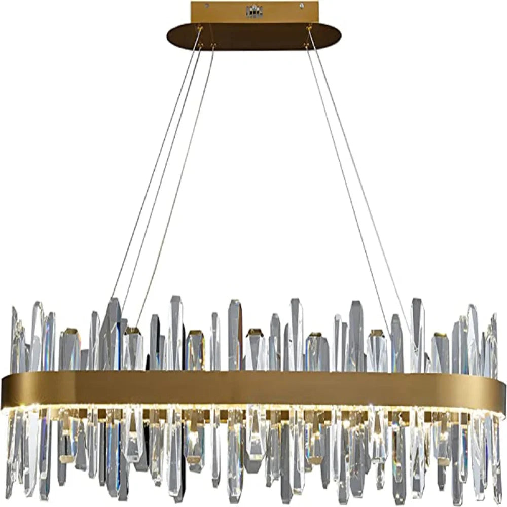 Lavena Modern Oval Crystal Chandelier