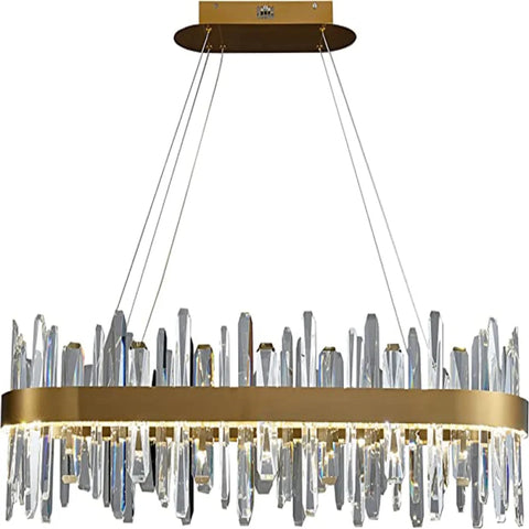 Lavena Modern Oval Crystal Chandelier