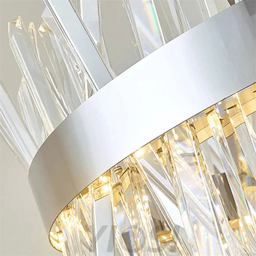 Lavena Modern Round Crystal Chandelier For Dining Room