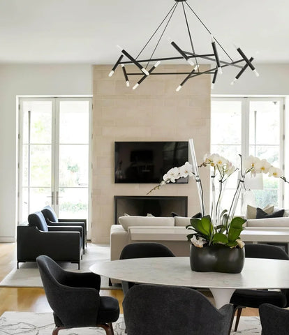 Le Diamant Chandelier with 20 heads - Yiosilamp