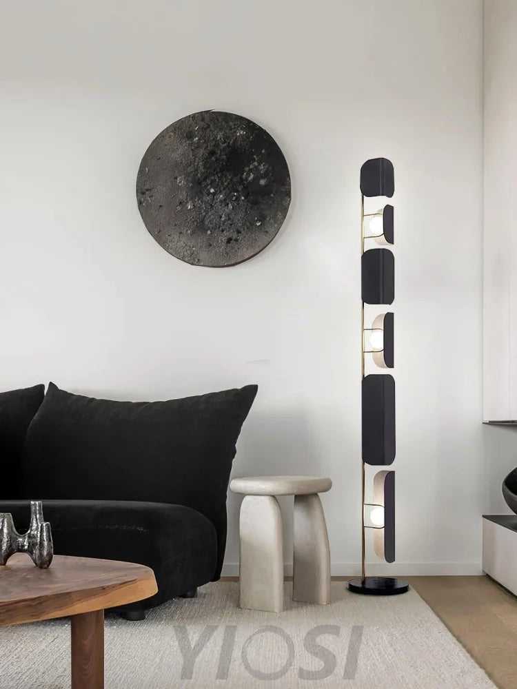 Leagan Floor Lamp  ∅ 11.8″ - Pillar-1-Yiosilamp