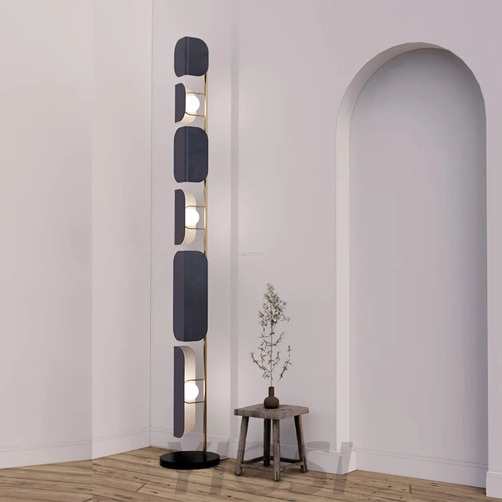 Leagan Floor Lamp  ∅ 11.8″ - Pillar-1-Yiosilamp