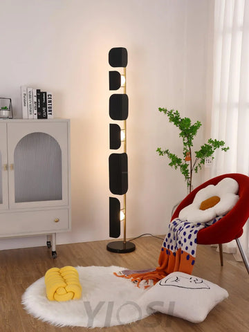 Leagan Floor Lamp  ∅ 11.8″ - Pillar-1-Yiosilamp