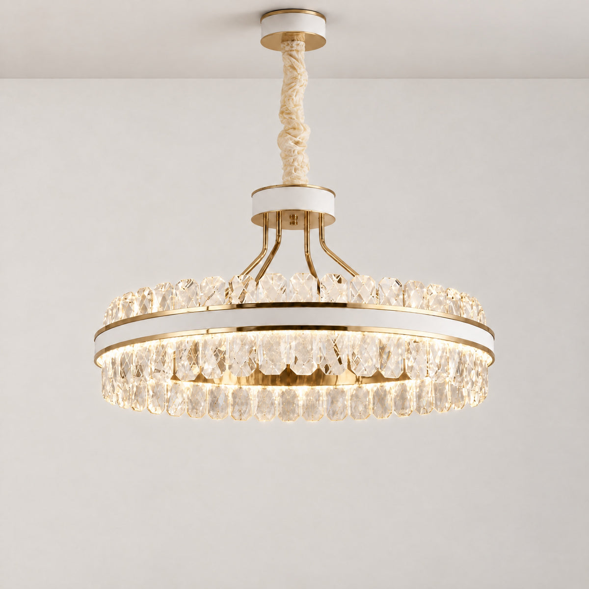 Leather Chandelier