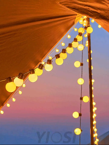 Led Globe Fairy String Lights ∅ 196.9″ - Linellae-1-Yiosilamp