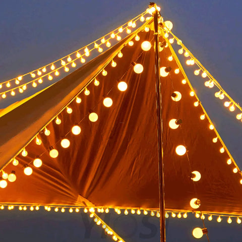 Led Globe Fairy String Lights ∅ 196.9″ - Linellae-1-Yiosilamp