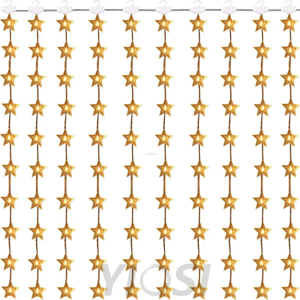 Led Star Fairy String Lights  ∅ 118.1″ - Linellae-1-Yiosilamp