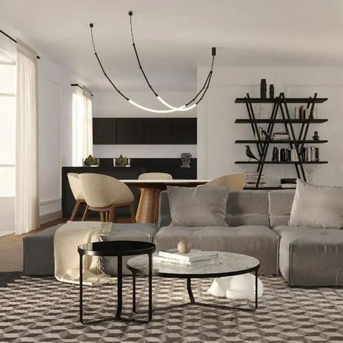 Leda Chandelier ∅ 17.3″ - Belt-1-Yiosilamp