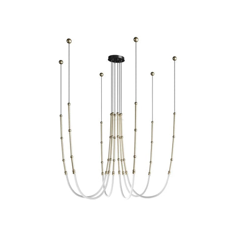 Leda Chandelier ∅ 17.3″ - Belt-1-Yiosilamp