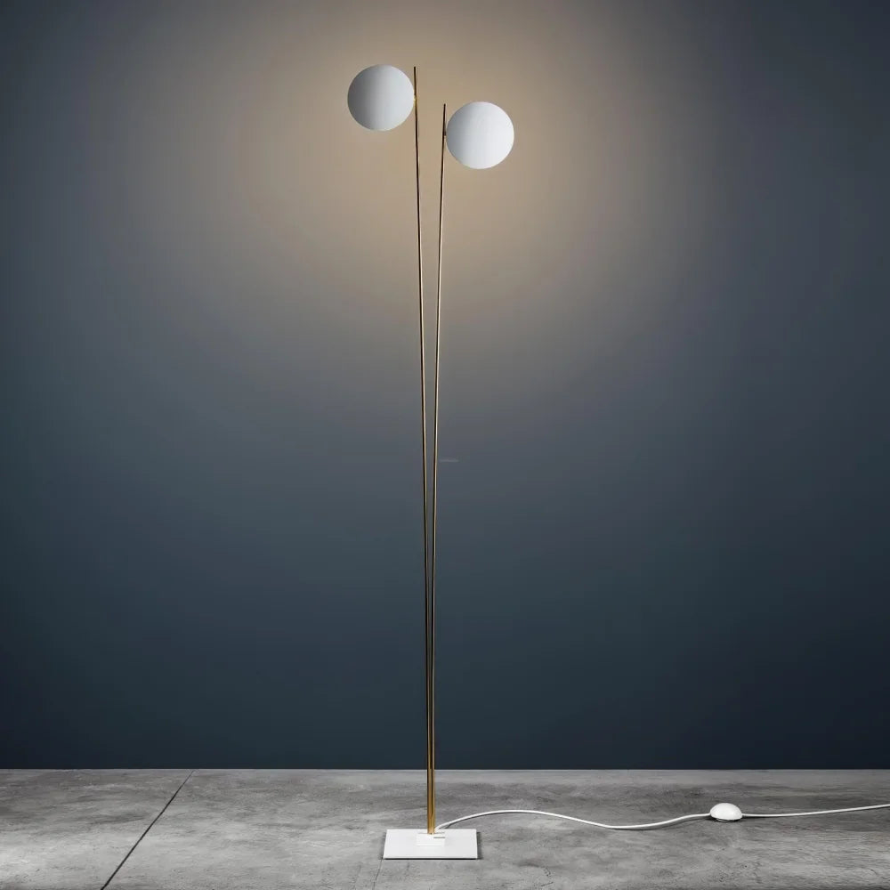 Lederam Floor Lamp with 1/2/3 heads - Mini-1-Yiosilamp