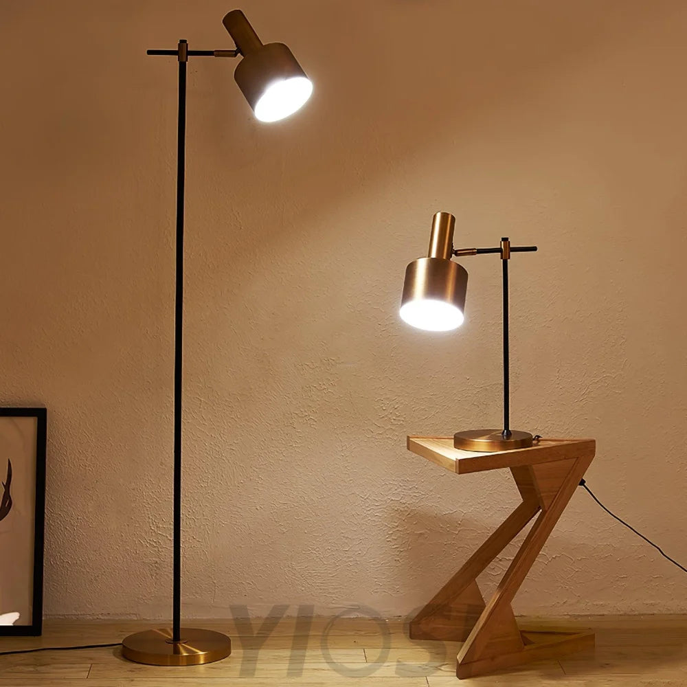 Lento Floor Lamp ∅ 17.7″ - Geometry-1-Yiosilamp