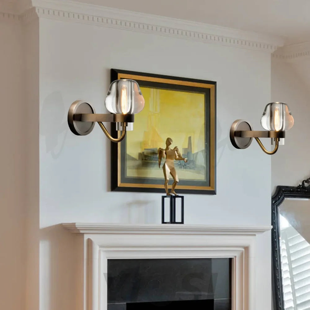 Letitia Brass Single Wall Sconce