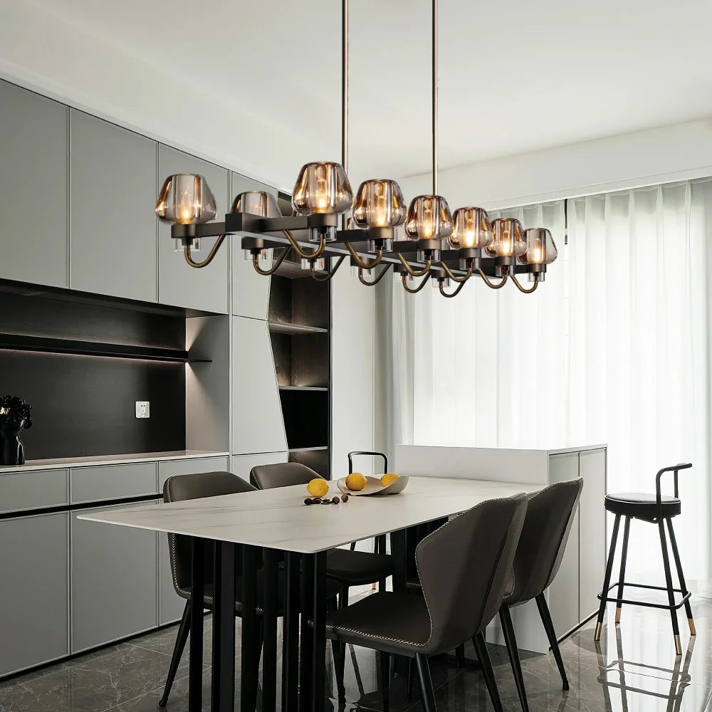 Letitia Linear Crystal Chandelier