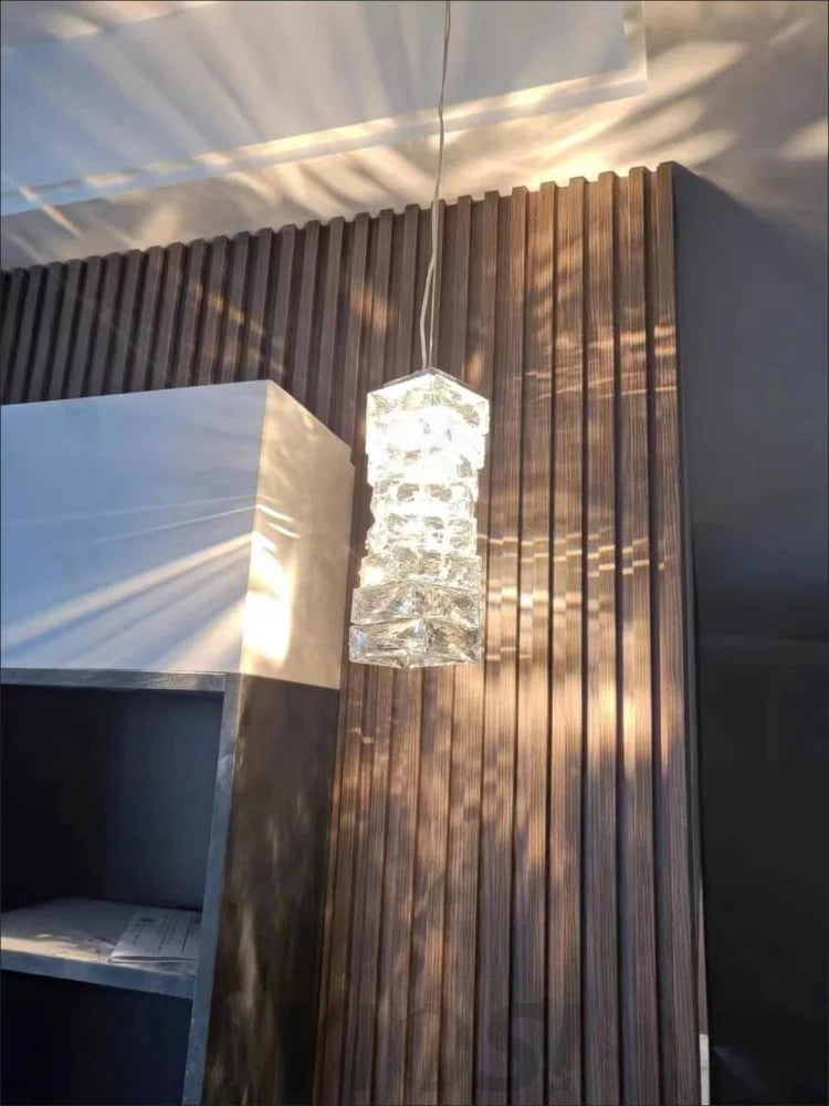 Leuchten Crystal Pendant Lamp ∅ 4.7″ - Cryolite-1-Yiosilamp