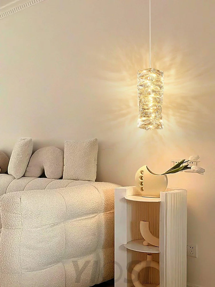 Leuchten Crystal Pendant Lamp ∅ 4.7″ - Cryolite-1-Yiosilamp