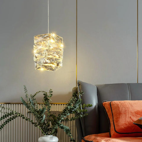 Leuchten Crystal Pendant Lamp ∅ 4.7″ - Cryolite-1-Yiosilamp