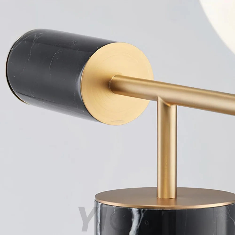 Lexi Table Lamp ∅ 19.7″ - Alabaster-1-Yiosilamp