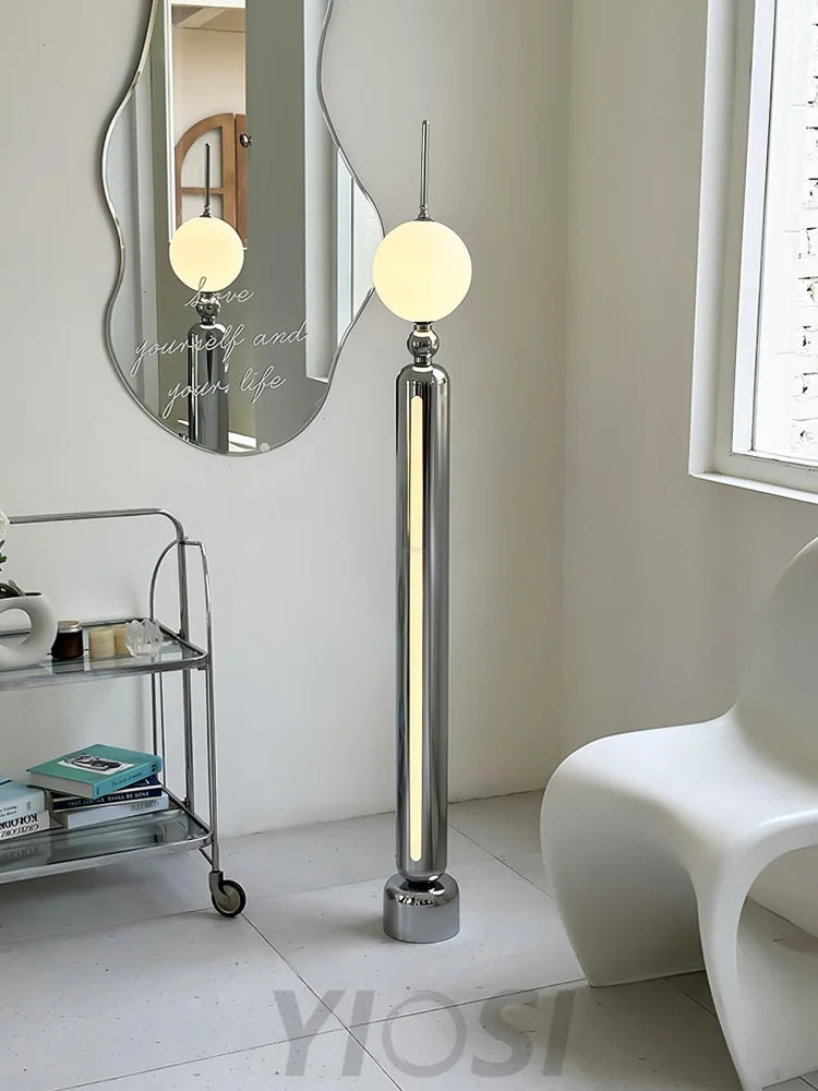 Lightning Rod Floor Lamp ∅ 7.1″ - Pillar-1-Yiosilamp