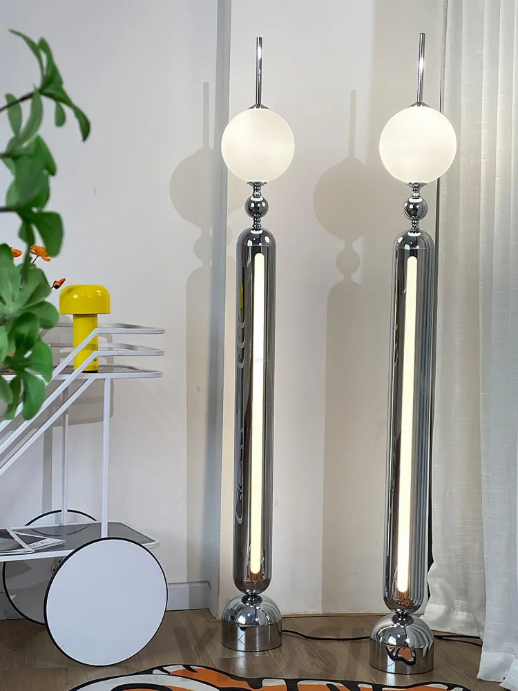 Lightning Rod Floor Lamp ∅ 7.1″ - Pillar-1-Yiosilamp