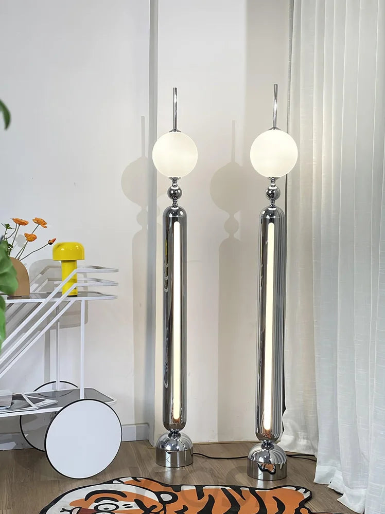 Lightning Rod Floor Lamp ∅ 7.1″ - Pillar-1-Yiosilamp