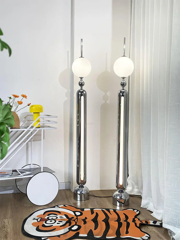 Lightning Rod Floor Lamp ∅ 7.1″ - Pillar-1-Yiosilamp