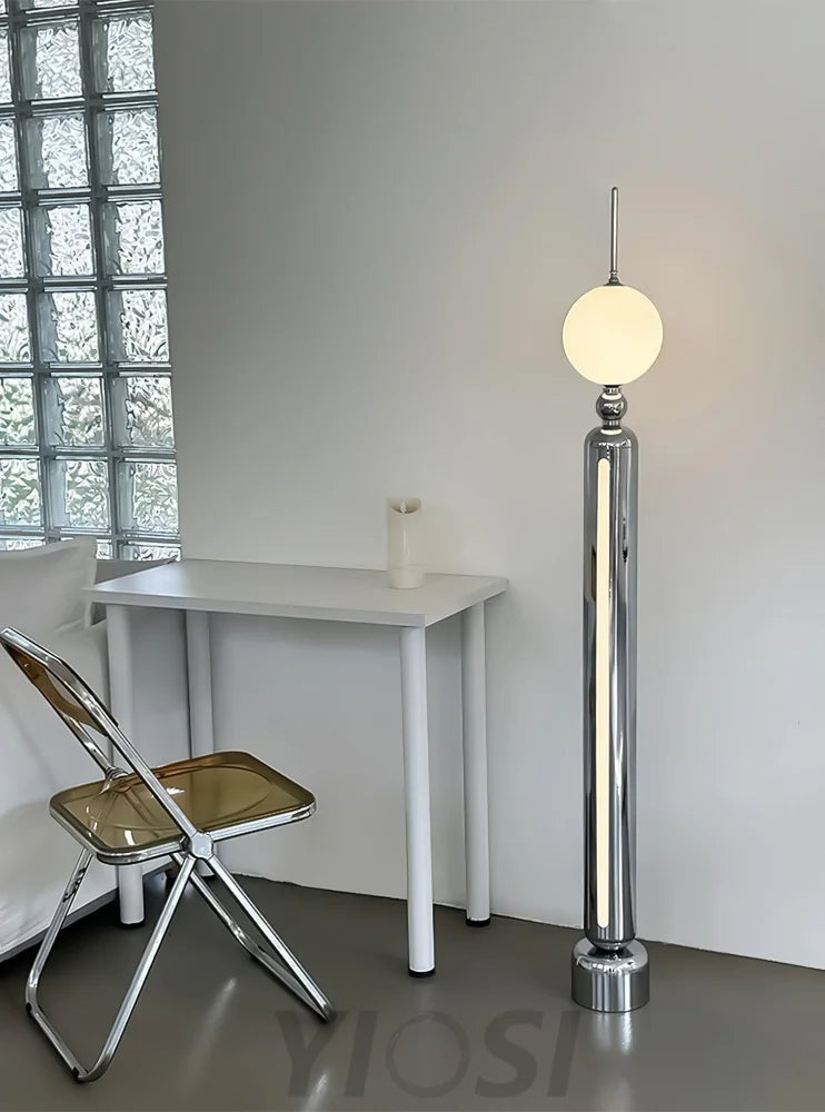 Lightning Rod Floor Lamp ∅ 7.1″ - Pillar-1-Yiosilamp