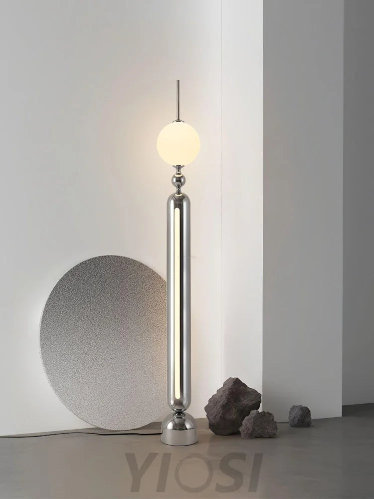 Lightning Rod Floor Lamp ∅ 7.1″ - Pillar-1-Yiosilamp