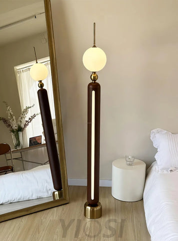 Lightning Rod Floor Lamp ∅ 7.1″ - Pillar-1-Yiosilamp