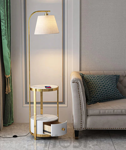 Lilah Floor Lamp ∅ 13.8″ - Yiosilamp