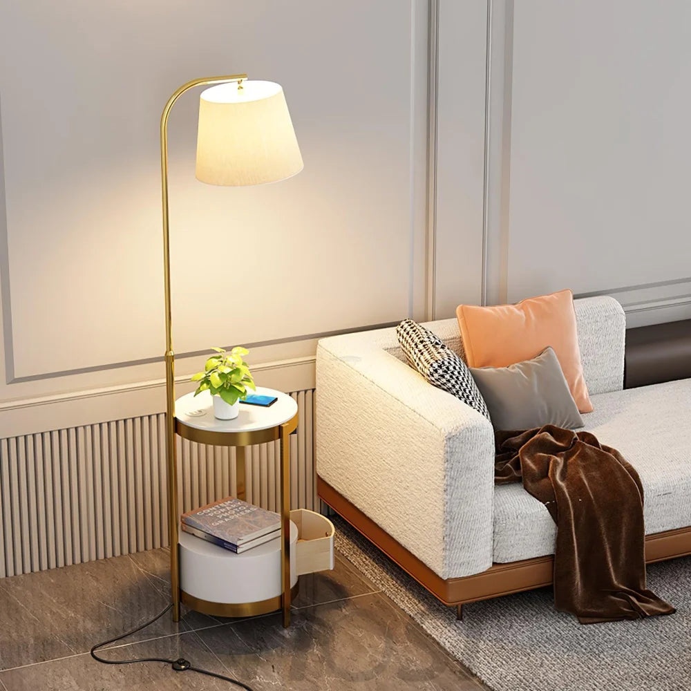 Lilah Floor Lamp ∅ 13.8″ - Yiosilamp