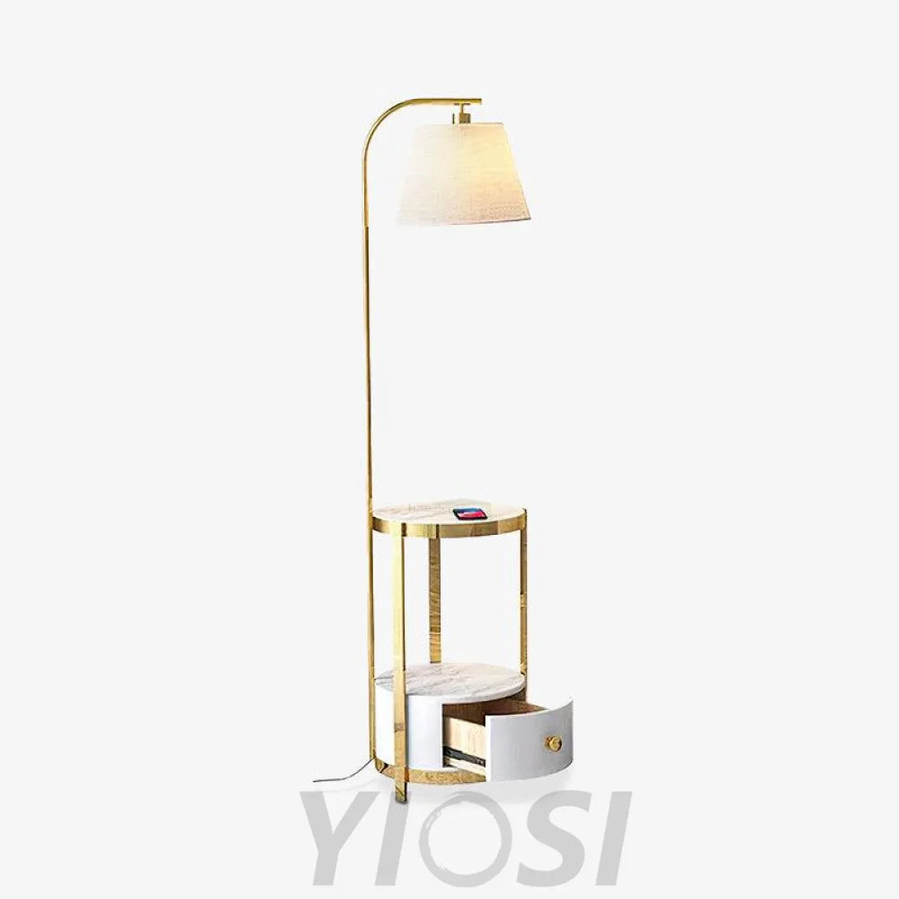 Lilah Floor Lamp ∅ 13.8″ - Yiosilamp