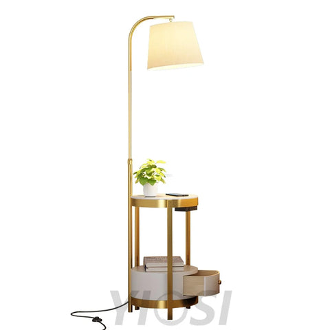 Lilah Floor Lamp ∅ 13.8″ - Yiosilamp