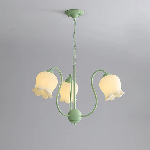 Lilium Chandelier with 3/5/6/8 heads - Lily flower-1-Yiosilamp
