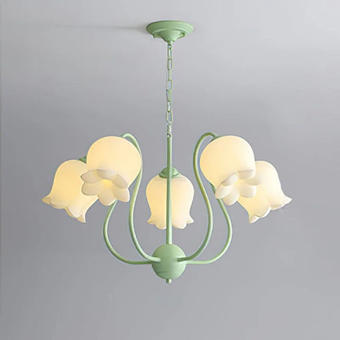 Lilium Chandelier with 3/5/6/8 heads - Lily flower-1-Yiosilamp