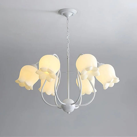 Lilium Chandelier with 3/5/6/8 heads - Lily flower-1-Yiosilamp