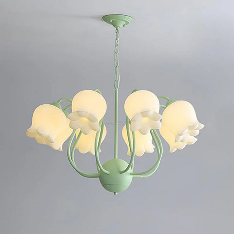 Lilium Chandelier with 3/5/6/8 heads - Lily flower-1-Yiosilamp