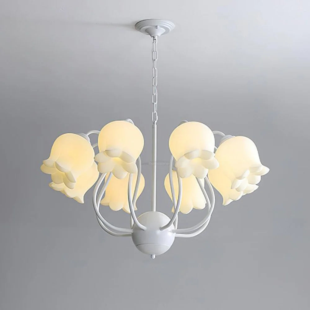 Lilium Chandelier with 3/5/6/8 heads - Lily flower-1-Yiosilamp
